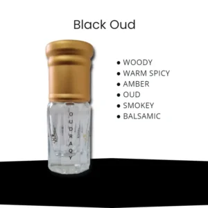 Black Oud Perfume Oil by Oudraqy.