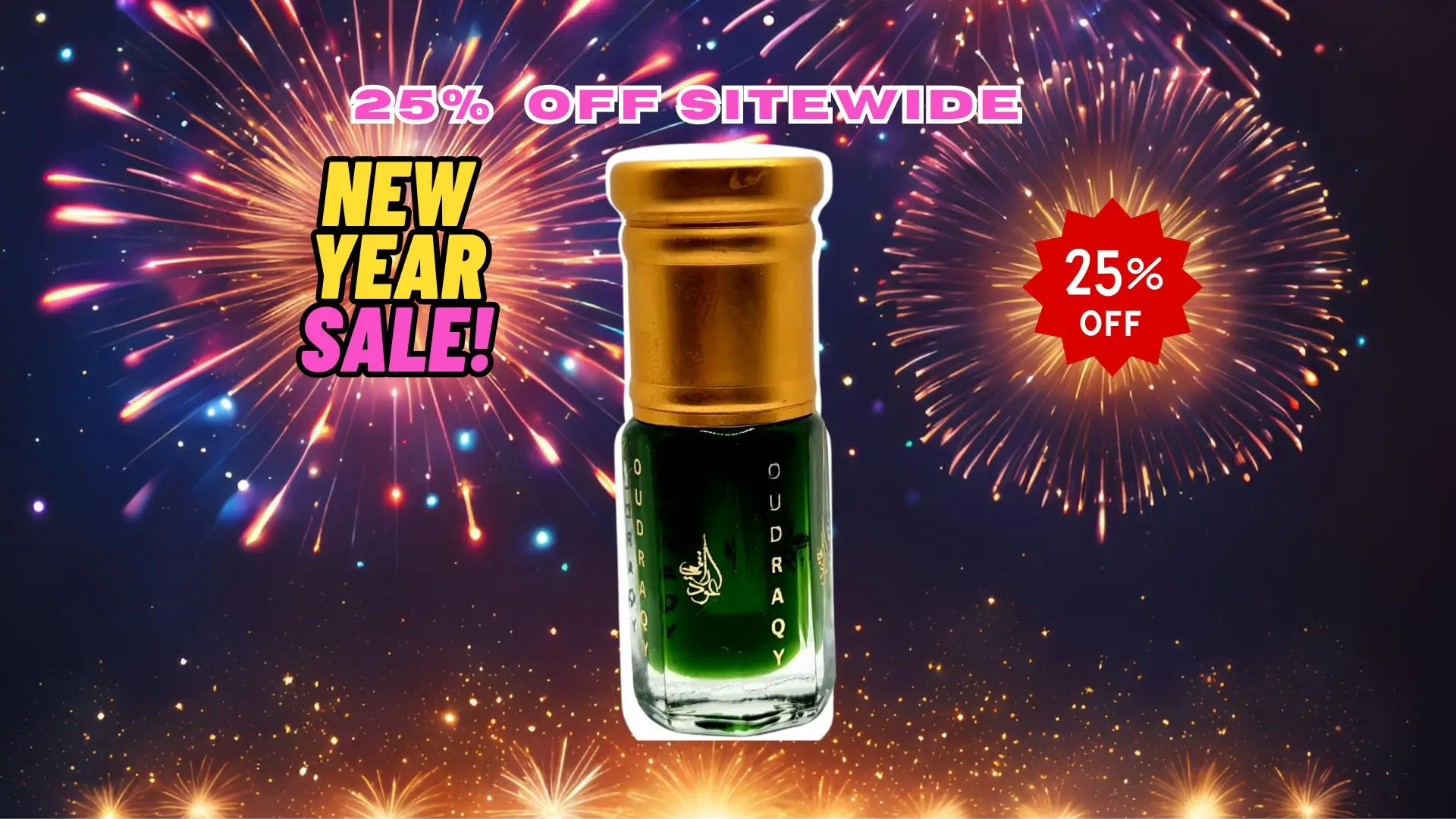 Oudraqy Attar 25% New Year Sale